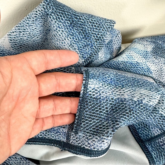 LULULEMON ATHLETICA Wunder Under High Rise Tight Legging Mesh Scape Multi Size 8 - Picture 11 of 17